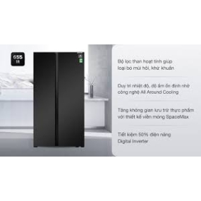 Tủ lạnh Samsung Inverter 655 lít Side by Side RS62R5001B4/SV