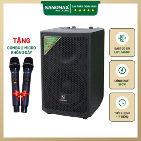 Loa Kéo Nanomax S-01 Bass 20cm 680w