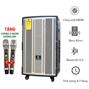 Loa Kéo Nanomax SK-15F3 680W bass 40cm